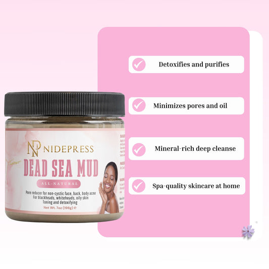 Discover the ancient secret to skin rejuvenation with our Dead Sea Mud—an all-natural skincare remedy that has been cherished for thousands of years for its remarkable benefits.